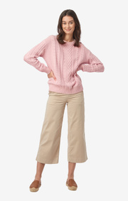 Boomerang - PY CABLE SWEATER - Middway pink