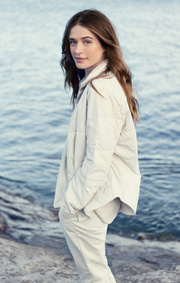 Boomerang - Jonna light down overshirt - Putty