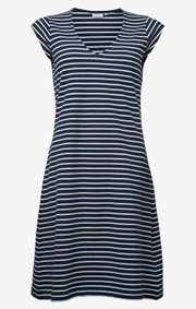 BELLA PIQUE DRESS STRIPE