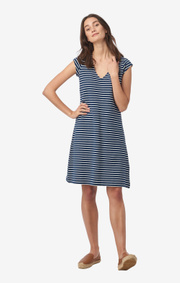 BELLA PIQUE DRESS STRIPE