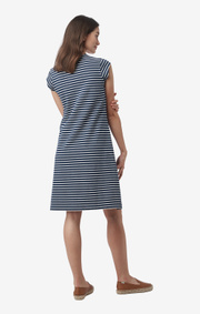 BELLA PIQUE DRESS STRIPE
