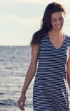 BELLA PIQUE DRESS STRIPE