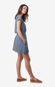 Molly indigo skirt