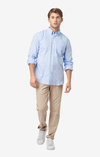 NILS ORGANIC COTTON SOLID OXFORD T.A. FIT B. SHIRT
