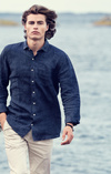 LINUS LINEN T.A. FIT CUT AWAY SHIRT