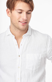 Linus linen t.a. fit cut away shirt