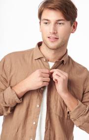 LINUS LINEN T.A. FIT CUT AWAY SHIRT