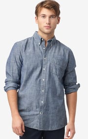 Anders chambray t.a. fit b.d. shirt