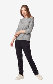 Farida melange interlock top