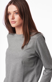 Farida melange interlock top