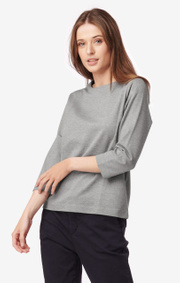 Farida melange interlock top