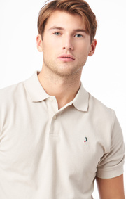 Boomerang - Joe organic cotton polo piqué - Putty
