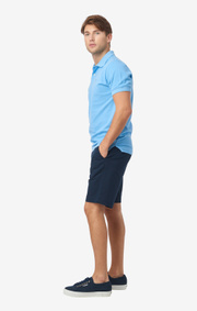Boomerang - JOE ORGANIC COTTON POLO PIQUÉ - Shower blue