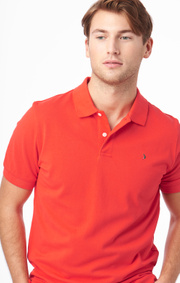 Boomerang - JOE ORGANIC COTTON POLO PIQUÉ - Tomato red