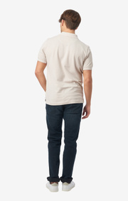 Boomerang - Joe organic cotton polo piqué - Putty
