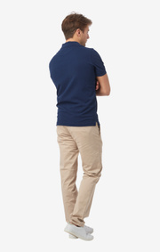 Boomerang - JOE ORGANIC COTTON POLO PIQUÉ - New blue