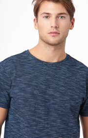 INDIGO STRIPE TEE