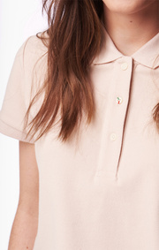 Mary polo pique shirt