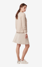 Boomerang - MEJRAM CABLE CARDIGAN - Feather beige