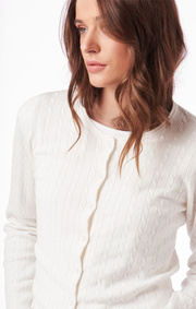 Boomerang - Mejram cable cardigan - Offwhite