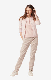 Boomerang - MEJRAM CABLE CARDIGAN - Chalk pink