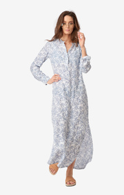 BÅSTAD PRINTED LINEN DRESS