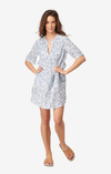 BETTY PRINTED LINEN DRESS