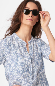 BETTY PRINTED LINEN DRESS