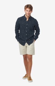 LINUS LINEN T.A. FIT B.D. SHIRT