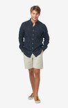 LINUS LINEN T.A. FIT B.D. SHIRT