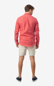 LINUS LINEN T.A. FIT B.D. SHIRT