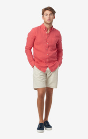 LINUS LINEN T.A. FIT B.D. SHIRT