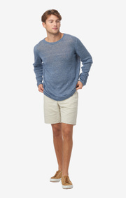 AXEL LINEN O-NECK SWEATER