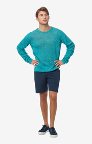 AXEL LINEN O-NECK SWEATER