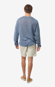 AXEL LINEN O-NECK SWEATER