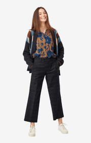 Boomerang - MEGHAN CHECKED TROUSER - Night sky