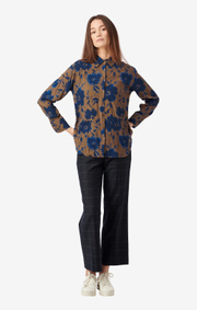 Boomerang - ADINA PRINTED BLOUSE - Cinnamon