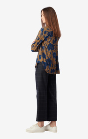 Boomerang - ADINA PRINTED BLOUSE - Cinnamon