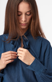 Boomerang - HILLEVI INDIGO SHIRT - Indigo