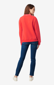 Boomerang - Melina sweatshirt - Postbox red