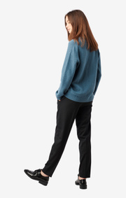 Boomerang - Rutan v-neck sweater - Blue dusk