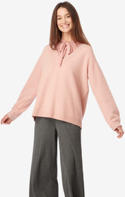Boomerang - Rutan v-neck sweater - Pale blush