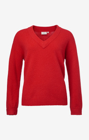 Boomerang - RUTAN V-NECK SWEATER - Postbox red