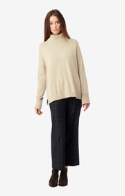 Boomerang - EBBA POLO SWEATER - Sand dune