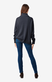 Boomerang - EBBA POLO SWEATER - Night sky