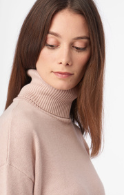 Boomerang - EBBA POLO SWEATER - Pale blush