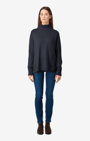 Boomerang - EBBA POLO SWEATER - Night sky