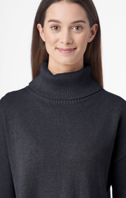 Boomerang - EBBA POLO SWEATER - Night sky