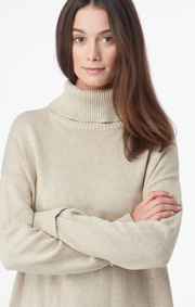 Boomerang - EBBA POLO SWEATER - Sand dune