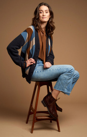 Boomerang - RAKEL CARDIGAN - Midnight blue